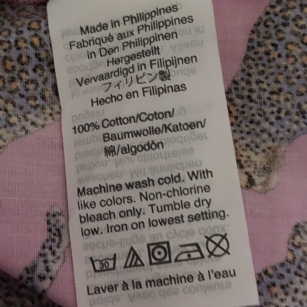 J. Crew Ratti Pink Print Cheetah Print Blouse Top Size XXS - Picture 9 of 10